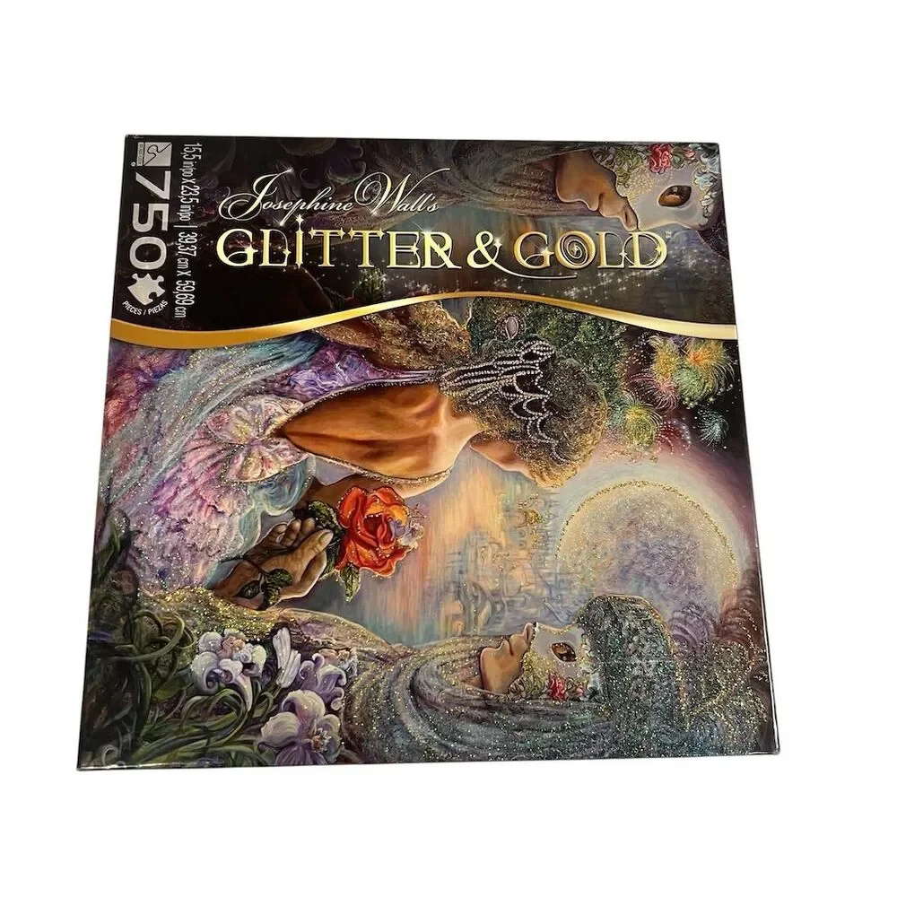 Josephine Wall Glitter & Gold Fantasy Jigsaw Puzzle 750 Pieces